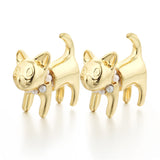 CAT STUD EARRING