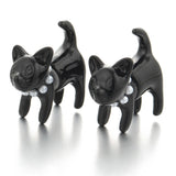 CAT STUD EARRING